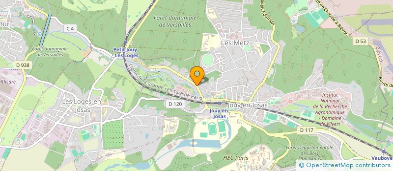 localisation de l'entreprise NS CACAOTERIE  JOUY-EN-JOSAS