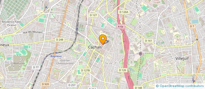 localisation de l'entreprise NS CAD  CACHAN