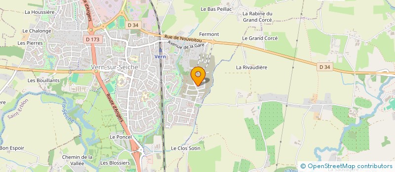 localisation de l'entreprise NS CARS  VERN-SUR-SEICHE