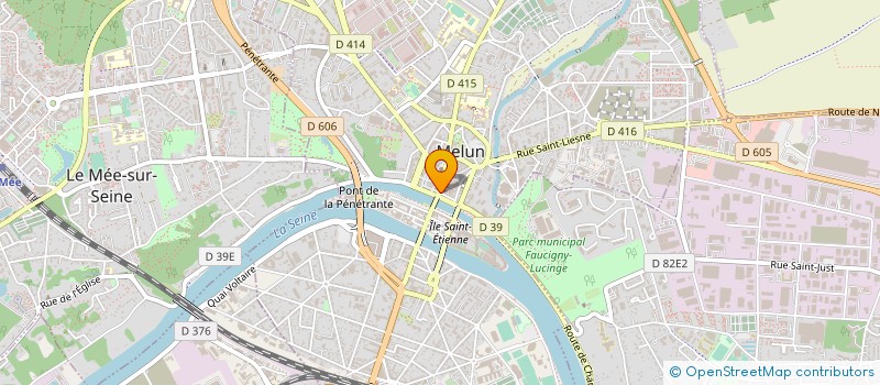 localisation de l'entreprise NS COIFFURE à MELUN