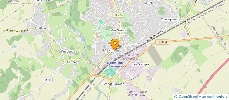 localisation de l'entreprise NS COIFFURE ESTHETIQUE à MEXIMIEUX