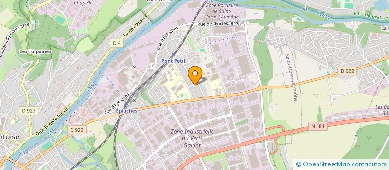 localisation de l'entreprise NS CONSEIL  SAINT-OUEN-L'AUMONE