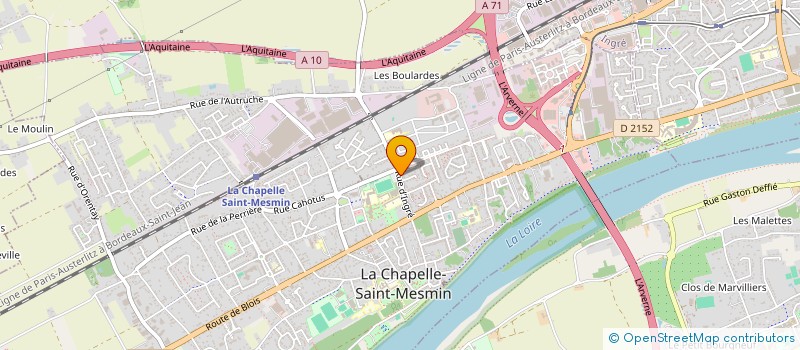 localisation de l'entreprise NS CONSEIL  LA CHAPELLE-SAINT-MESMIN