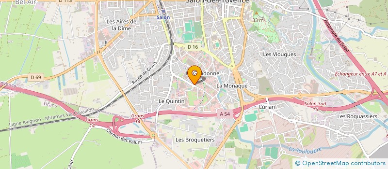 localisation de l'entreprise NS CONSTRUCTION  SALON-DE-PROVENCE