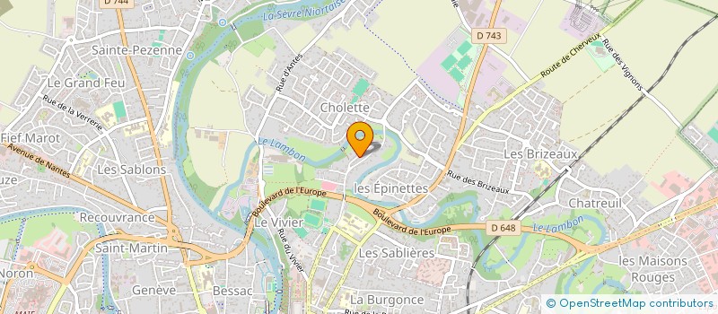 localisation de l'entreprise NS CONSTRUCTION à NIORT