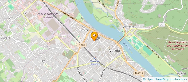 localisation de l'entreprise NS CONTRIBUTION à VERNON