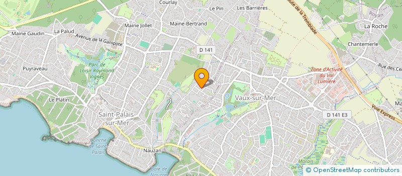 localisation de l'entreprise NS DECOR 33  SAINT-PALAIS-SUR-MER