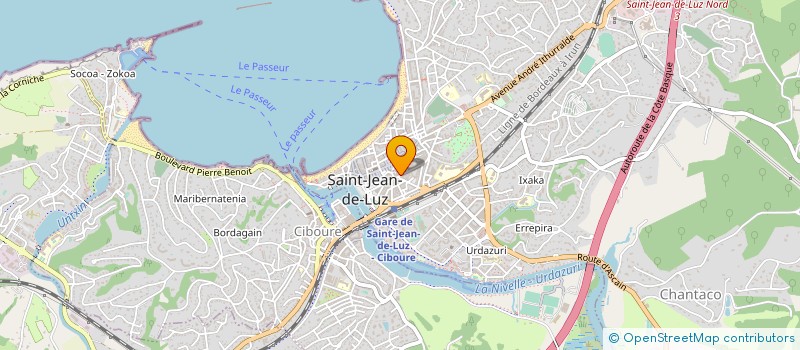 localisation de l'entreprise NS DIFFUSION à URRUGNE