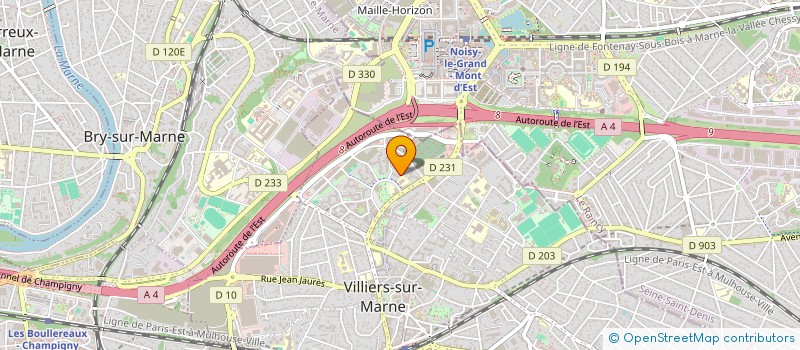 localisation de l'entreprise NS DIX  VILLIERS-SUR-MARNE