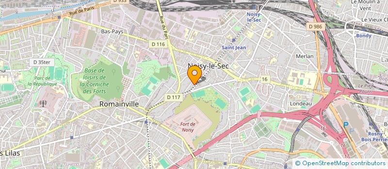 localisation de l'entreprise NS GROUP à NOISY-LE-SEC