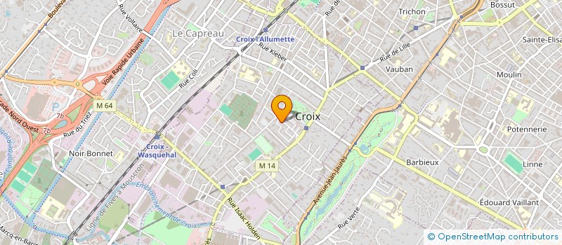 localisation de l'entreprise NS GROUPE à CROIX