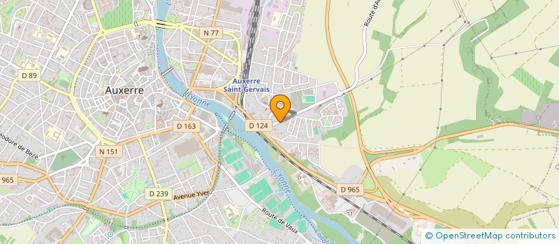 localisation de l'entreprise NS HOLDING à AUXERRE