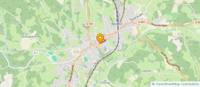 localisation de l'entreprise NS IMMO  GOURDON