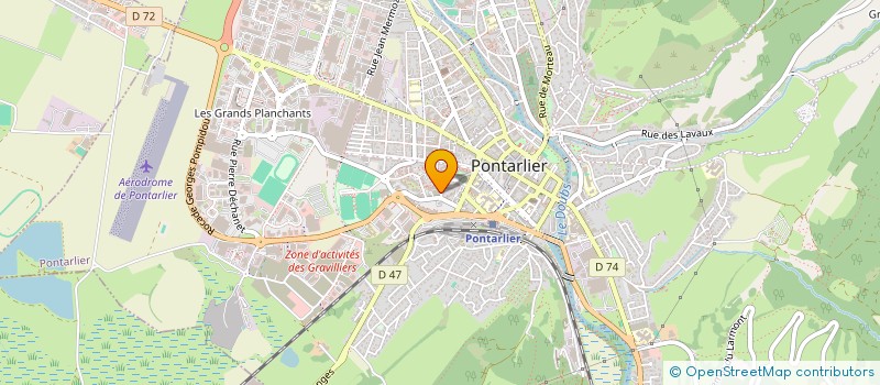 localisation de l'entreprise NS IMMO  PONTARLIER