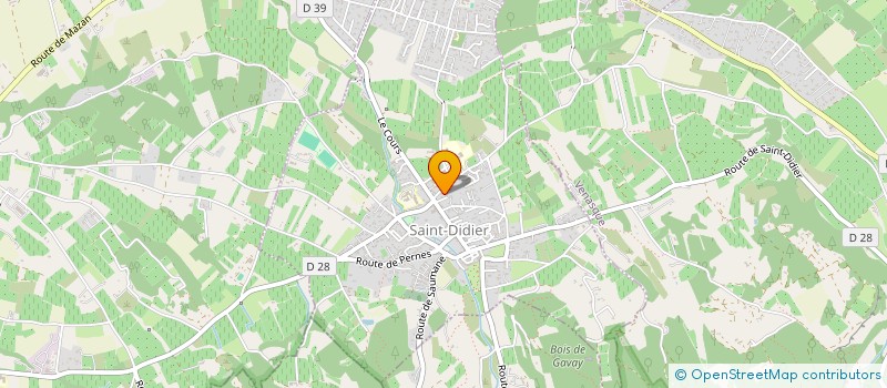 localisation de l'entreprise NS IMMO  SAINT-DIDIER