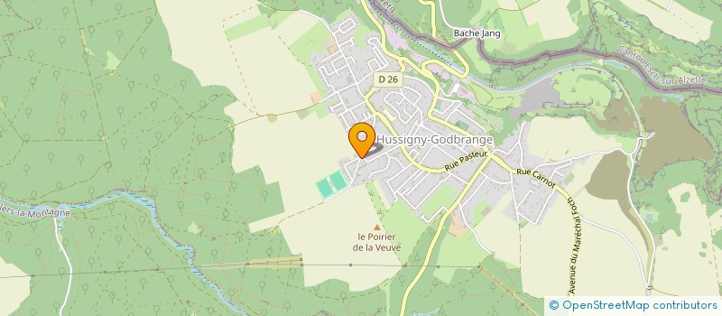 localisation de l'entreprise NS IMMO  HUSSIGNY-GODBRANGE