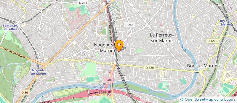 localisation de l'entreprise NS INSPIRATION  LE PERREUX-SUR-MARNE