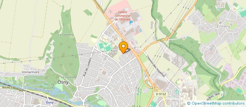 localisation de l'entreprise NS INVEST  OSNY