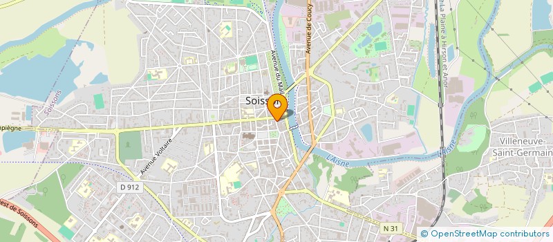 localisation de l'entreprise NS KALEM à SOISSONS