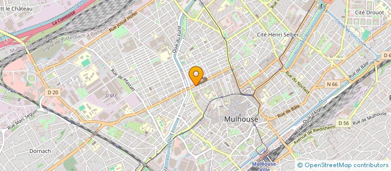 localisation de l'entreprise NS MEDIA  MULHOUSE