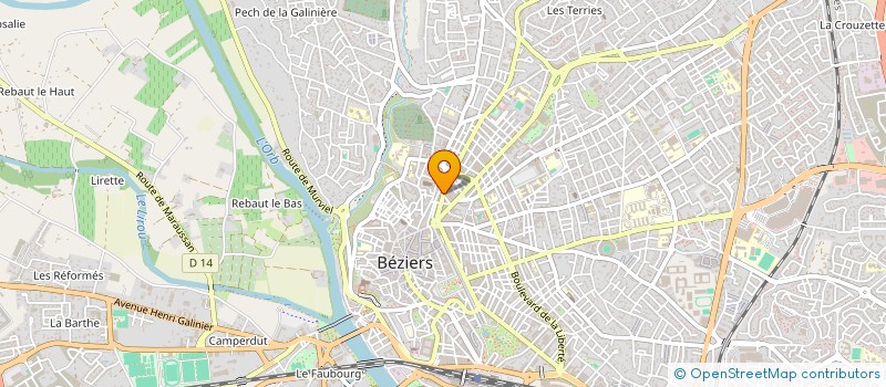 localisation de l'entreprise NS MUSIC FAKTORY  BEZIERS