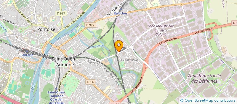 localisation de l'entreprise NS NETTOYAGE & SERVICES  SAINT-OUEN-L'AUMONE