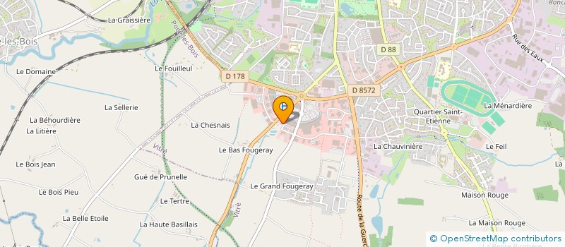 localisation de l'entreprise NS ORGANIC à VITRE