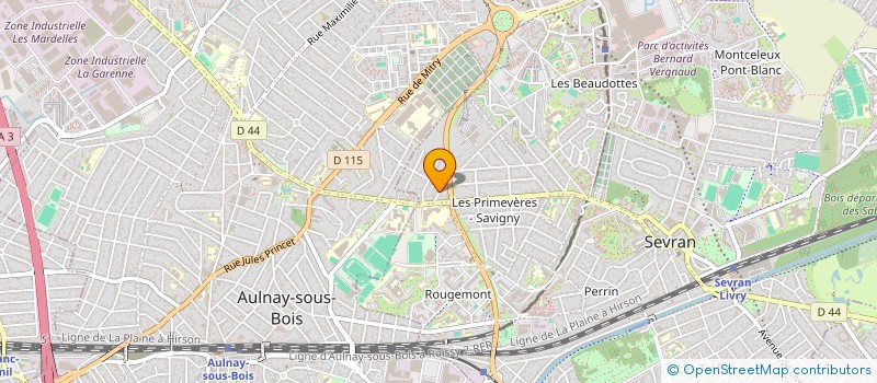 localisation de l'entreprise NS PELIA à SEVRAN