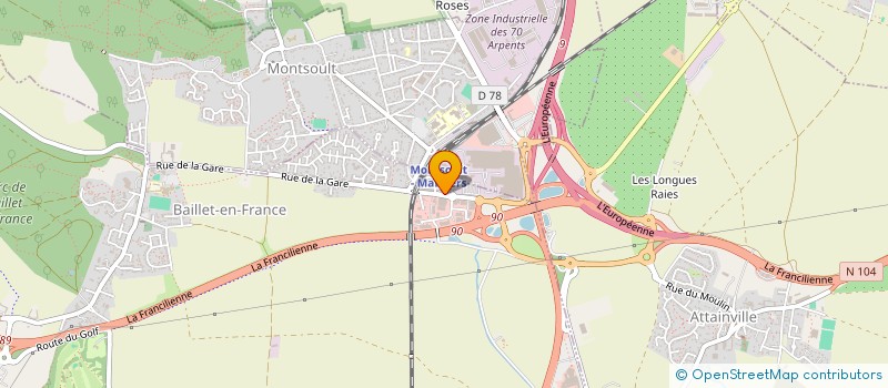 localisation de l'entreprise NS PERFORMANCE  MONTSOULT