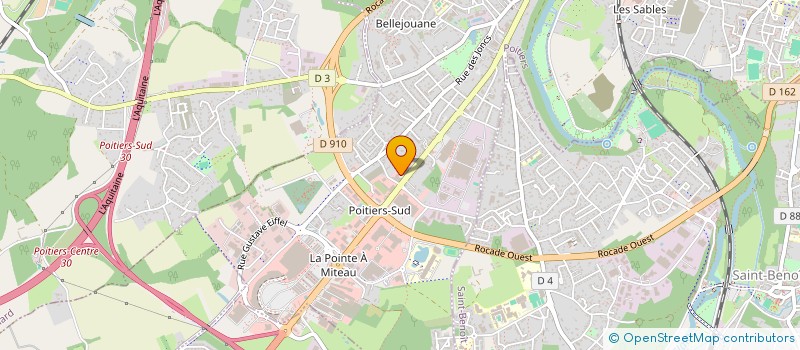 localisation de l'entreprise NS PHONE  POITIERS