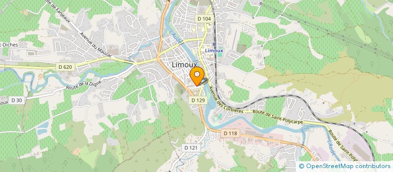 localisation de l'entreprise NS PLANS à LIMOUX
