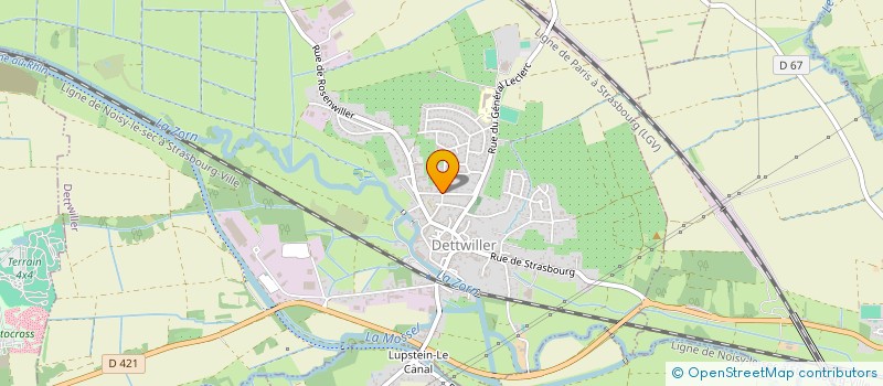 localisation de l'entreprise NS PRESTATIONS  DETTWILLER