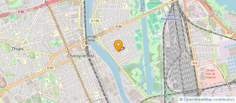 localisation de l'entreprise NS PRESTIGE à CHOISY-LE-ROI