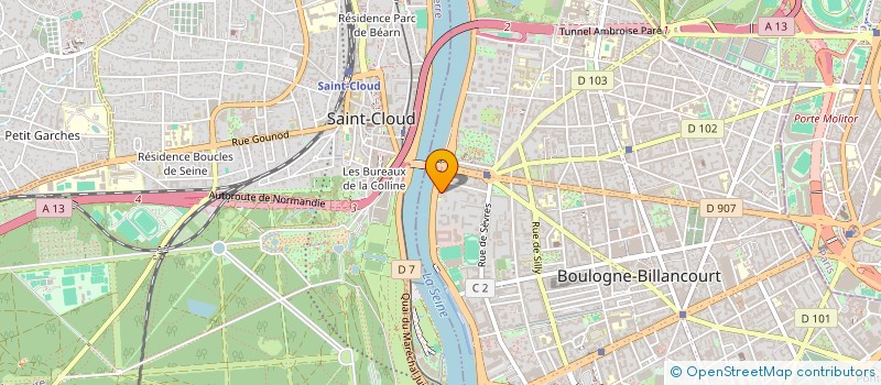 localisation de l'entreprise NS PRODUCTIONS  BOULOGNE-BILLANCOURT