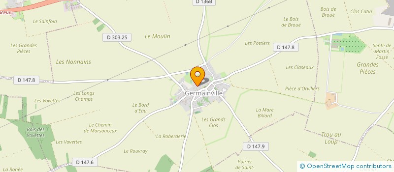 localisation de l'entreprise NS RENOVATION à GERMAINVILLE