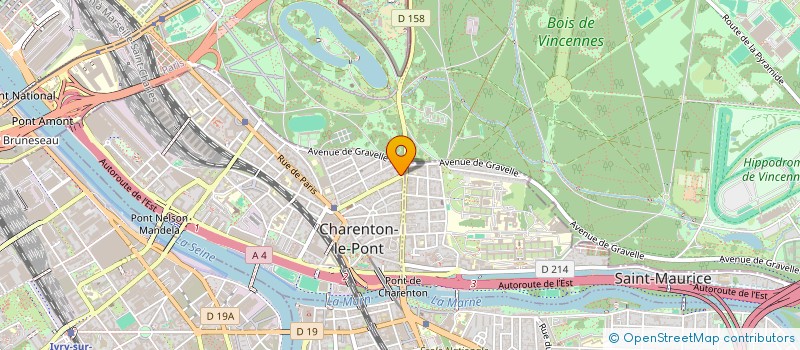 localisation de l'entreprise NS RETAIL à CHARENTON-LE-PONT
