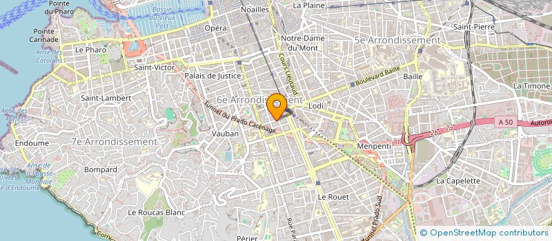 localisation de l'entreprise NS SOLUTION à MARSEILLE