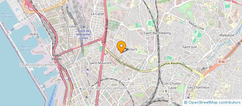 localisation de l'entreprise NS THE BEST à MARSEILLE
