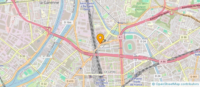 localisation de l'entreprise NS TRANSPORT à SAINT-DENIS
