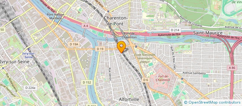 localisation de l'entreprise NS TRANSPORTS à ALFORTVILLE