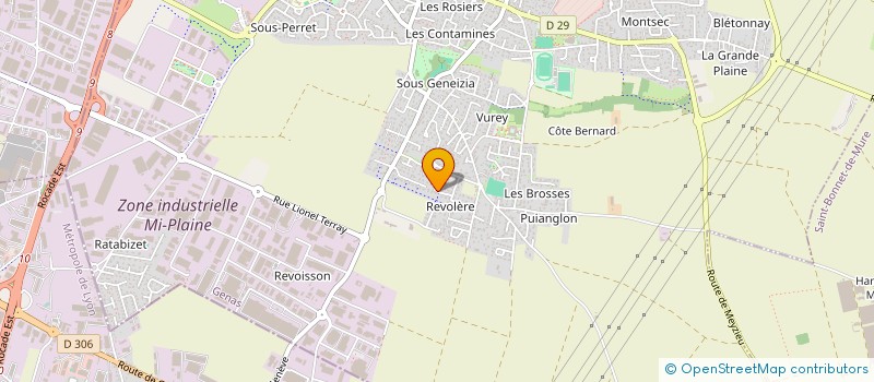 localisation de l'entreprise NS2A à GENAS