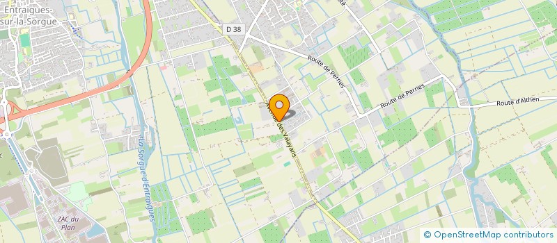 localisation de l'entreprise NS2A  ENTRAIGUES-SUR-LA-SORGUE