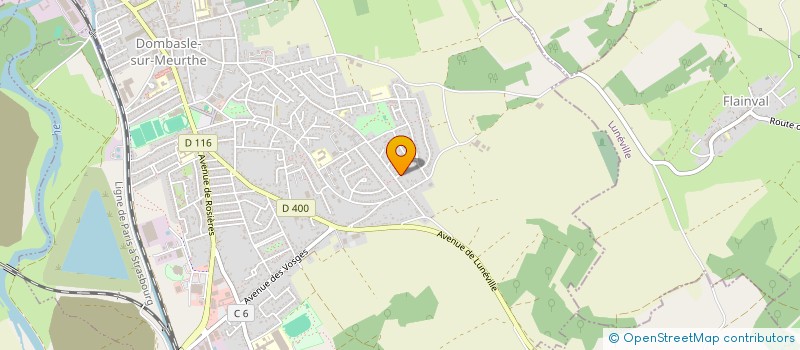 localisation de l'entreprise NS2I  DOMBASLE-SUR-MEURTHE