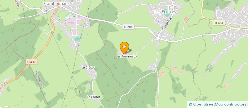 localisation de l'entreprise NS2M  LES ECORCES