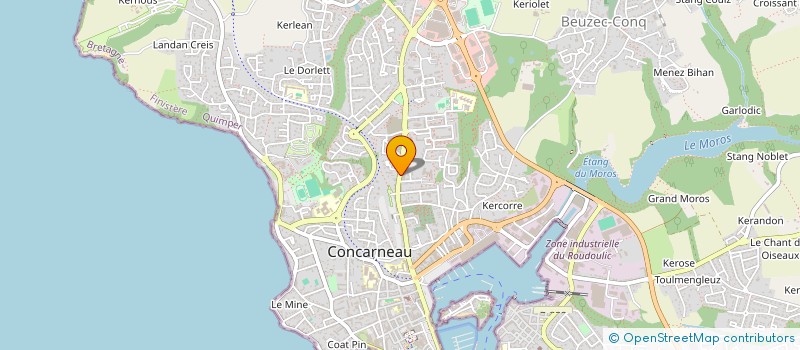 localisation de l'entreprise NS2O CONCEPT  CONCARNEAU