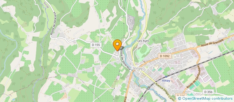 localisation de l'entreprise NS3J  VINAY