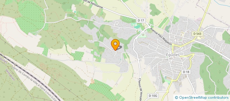 localisation de l'entreprise NS4  EGUILLES