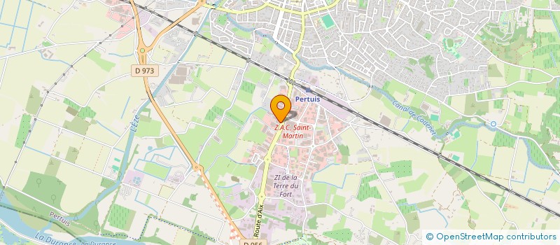 localisation de l'entreprise NSA  PERTUIS