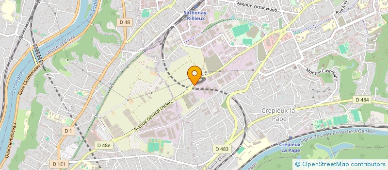localisation de l'entreprise NSA BYMYCAR LYON à RILLIEUX-LA-PAPE