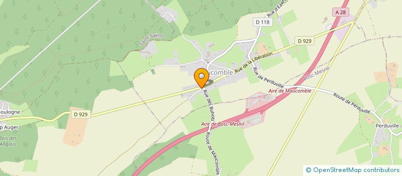 localisation de l'entreprise NSA ECO  MAUCOMBLE